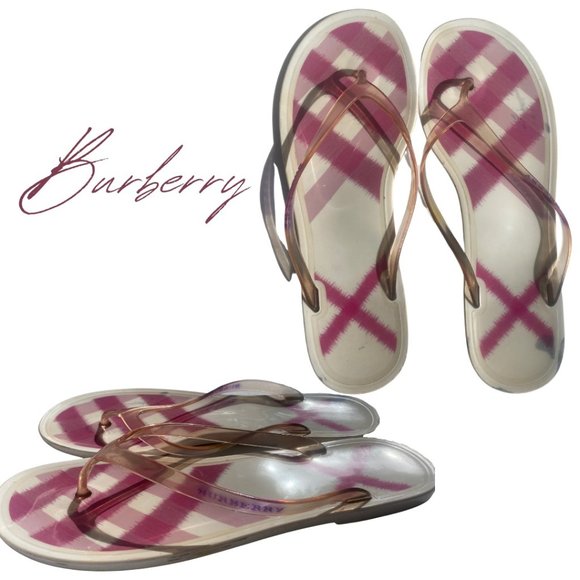 Burberry Flip Flops - Picture 1 of 1
